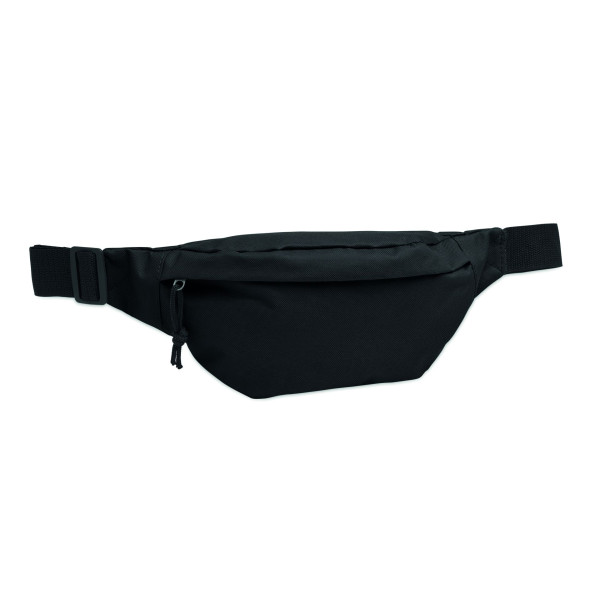 Sac banane en polyester 600D RPET avec compartiment principal zippé - BCM Goodies