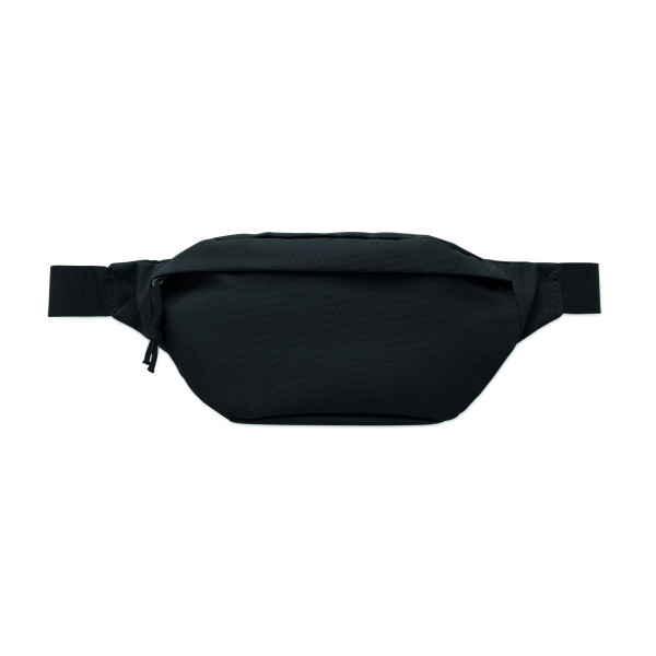 Sac banane en polyester 600D RPET avec compartiment principal zippé - BCM Goodies