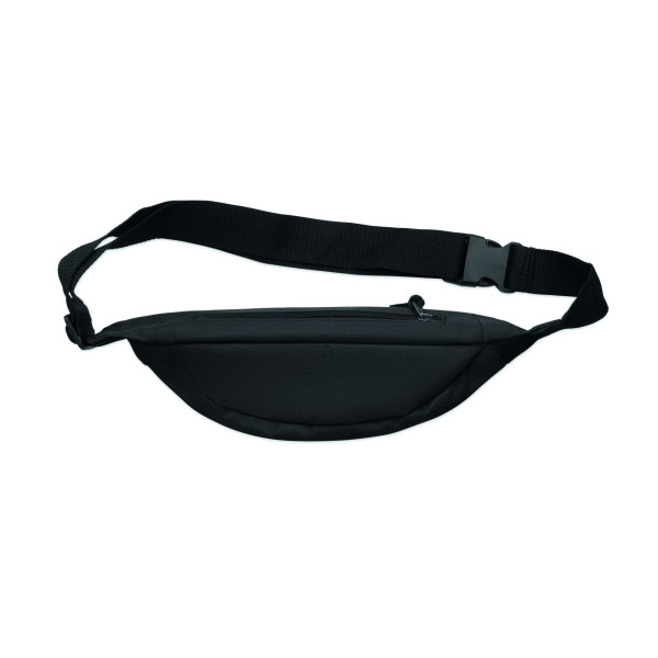 Sac banane en polyester 600D RPET avec compartiment principal zippé - BCM Goodies