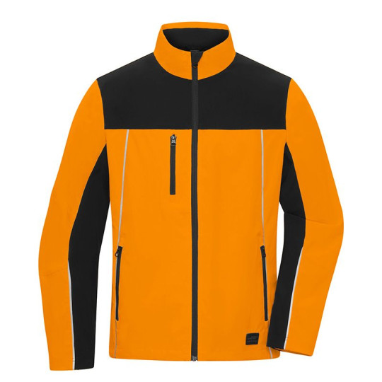 Veste de travail unisexe Daiber Essential avec éléments réfléchissants et finition écologique - BCM Goodies