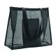 Sac shopping en maille RPET et 210D RPET avec poignées courtes - BCM Goodies