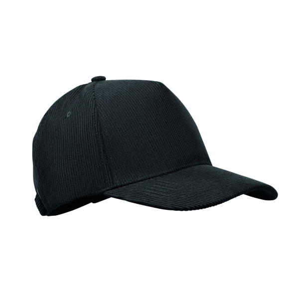 Casquette de baseball à 5 panneaux en velours côtelé de polyester - Personnalisable avec logo - BCM Goodies