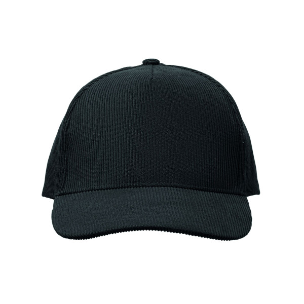 Casquette de baseball à 5 panneaux en velours côtelé de polyester - Personnalisable avec logo - BCM Goodies