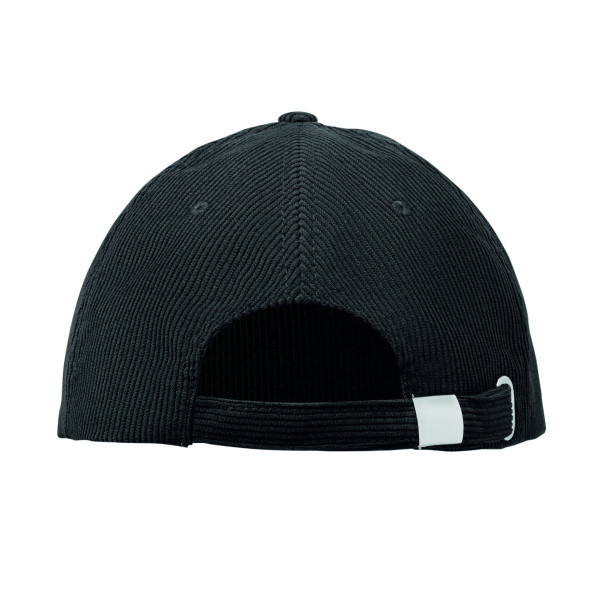 Casquette de baseball à 5 panneaux en velours côtelé de polyester - Personnalisable avec logo - BCM Goodies