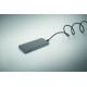 Câble magnétique tressé Type C 1m - Charge rapide 60W - RPET certifié GRS - Aluminium - Personnalisable