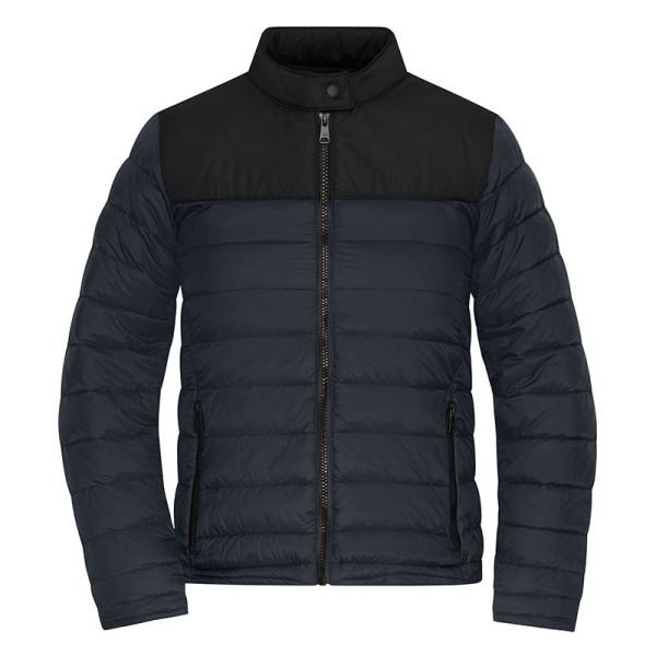 Doudoune hybride pour femme en polyester recyclé et polyamide - Personnalisable