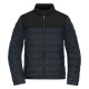 Doudoune hybride pour femme en polyester recyclé et polyamide - Personnalisable