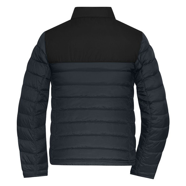 Doudoune hybride pour femme en polyester recyclé et polyamide - Personnalisable