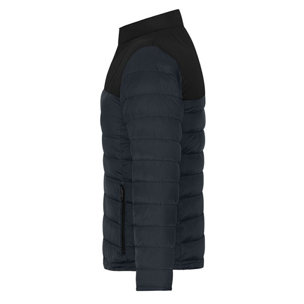 Doudoune hybride pour femme en polyester recyclé et polyamide - Personnalisable