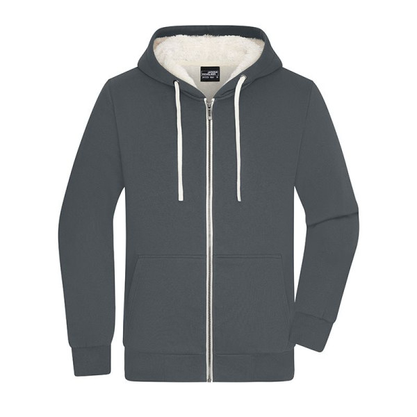 Sweat-shirt à capuche Sherpa bio Homme Daiber