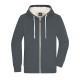Sweat-shirt à capuche Sherpa bio Homme Daiber