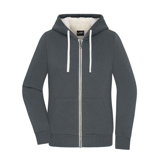 Sweat-shirt à capuche Sherpa bio Femme Daiber