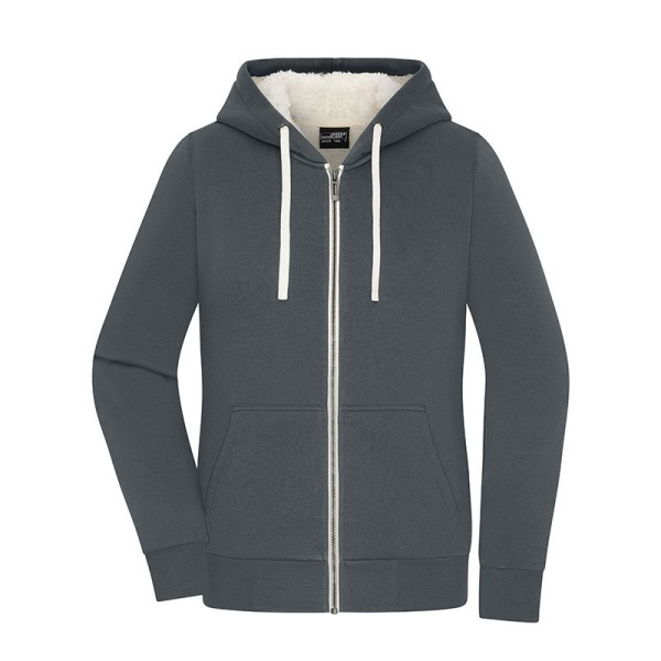 Sweat-shirt à capuche Sherpa bio Femme Daiber