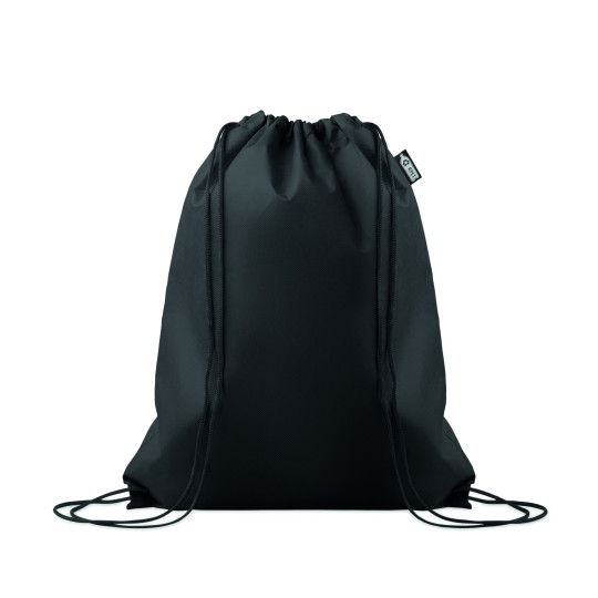 Sac à cordon en RPET non-tissé avec cordon en polyester - Accessoire publicitaire respectueux de l'environnement - BCM Good