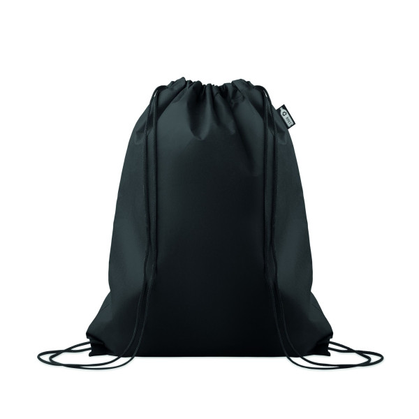 Sac à cordon en RPET non-tissé avec cordon en polyester - Accessoire publicitaire respectueux de l'environnement - BCM Good