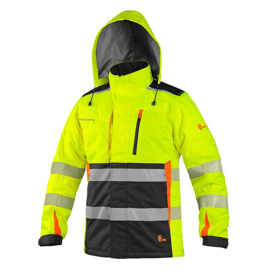 Veste de travail hiver haute visibilité pour homme CXS - Benson - Idéale pour la sécurité et le confort - BCM Goodies