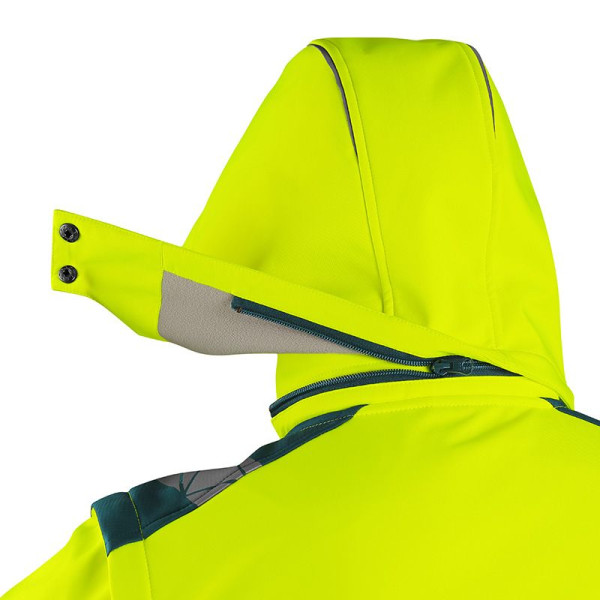 Veste de travail softshell 2 en 1 classique haute visibilité pour homme - BCM Goodies
