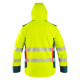 Veste de travail softshell 2 en 1 classique haute visibilité pour homme - BCM Goodies