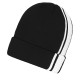 Bonnet tricot unisexe Daiber avec revers et bandes contrastées - BCM Goodies