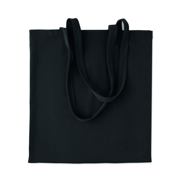 Sac shopping en velours côtelé de polyester avec longues poignées - BCM Goodies