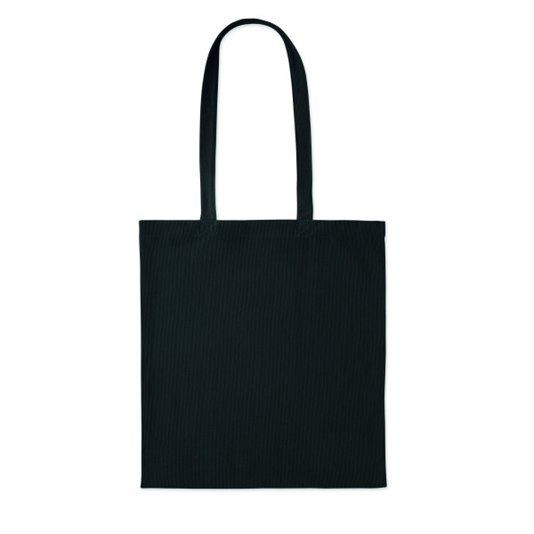 Sac shopping en velours côtelé de polyester avec longues poignées - BCM Goodies