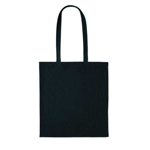 Sac shopping en velours côtelé de polyester avec longues poignées - BCM Goodies