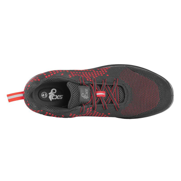 Chaussures de sécurité CXS en Polyester et PU - Normes EN ISO 20345:2022 S1 FO SR - Embout en acier - Renfort en microfibre - Pe