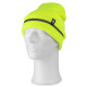 Bonnet tricot unisexe CXS à revers avec bande réfléchissante imprimée et couleur fluorescente - BCM Goodies