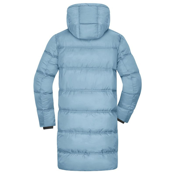 Doudoune longue en RPET pour femme - Vêtement d'hiver écologique et pratique - BCM Goodies