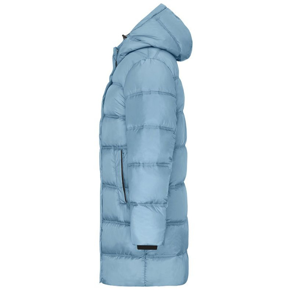 Doudoune longue en RPET pour femme - Vêtement d'hiver écologique et pratique - BCM Goodies