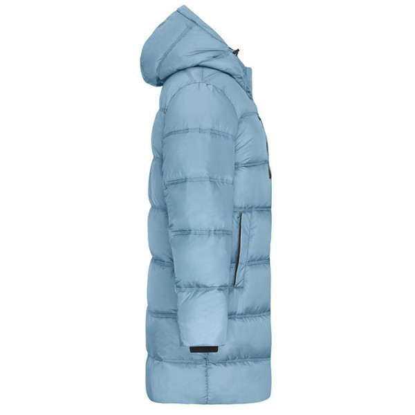Doudoune longue en RPET pour femme - Vêtement d'hiver écologique et pratique - BCM Goodies