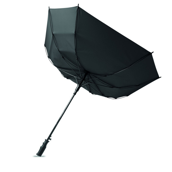 Parapluie tempête de 23'' à ouverture automatique en polyester pongé 190T - Personnalisable pour événements B2B | BCM 