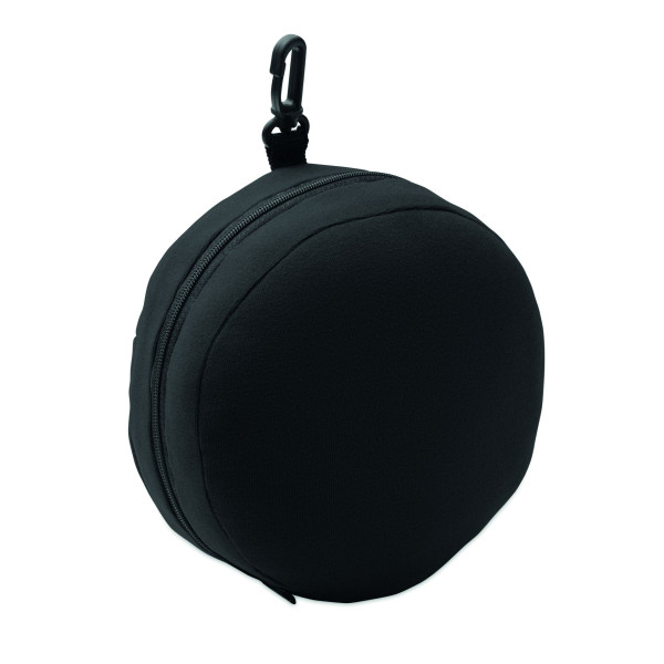 Oreiller de voyage 2 en 1 avec masque pour les yeux | Accessoire de voyage personnalisable | BCM Goodies