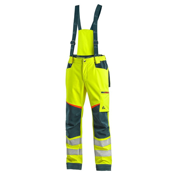 Pantalon softshell à bretelles haute visibilité pour homme Bedford - BCM Goodies