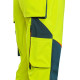 Pantalon softshell à bretelles haute visibilité pour homme Bedford - BCM Goodies
