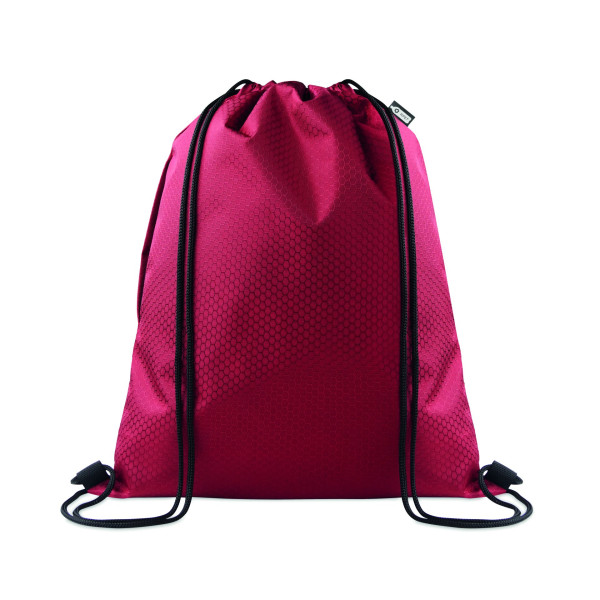 Sac à cordon en polyester RPET personnalisable pour événements B2B et cadeaux clients - BCM Goodies