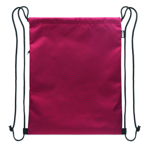 Sac à cordon en polyester RPET personnalisable pour événements B2B et cadeaux clients - BCM Goodies