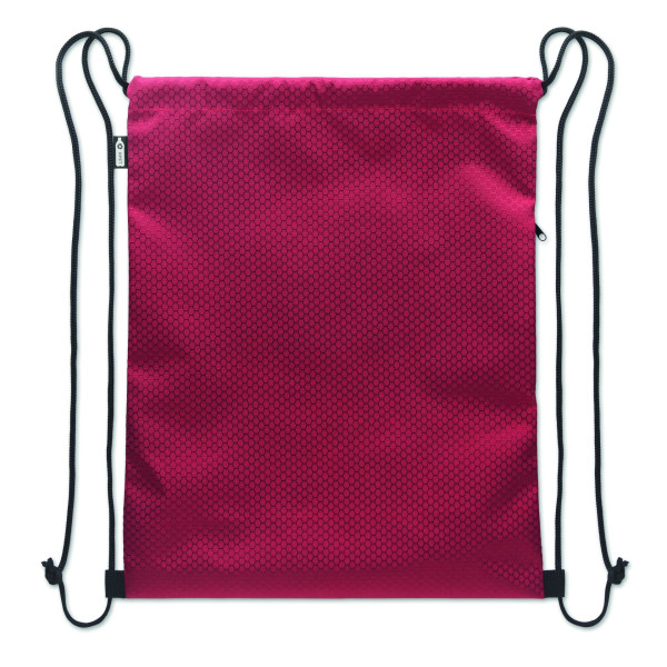 Sac à cordon en polyester RPET personnalisable pour événements B2B et cadeaux clients - BCM Goodies