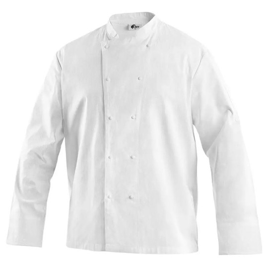 Veste de cuisinier blanche pour homme CXS - Personnalisable avec logo entreprise