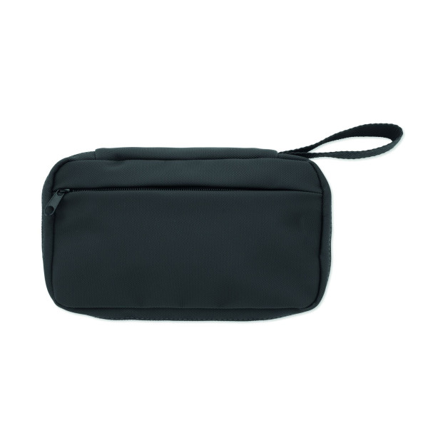 Trousse de toilette en 600D RPET avec revêtement PU - BCM Goodies