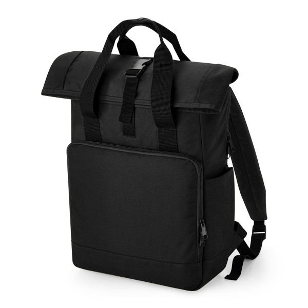 Sac à dos ordinateur recyclé personnalisable – Polyester 300D PET – Cadeau d’entreprise écoresponsable – BCM Goodies