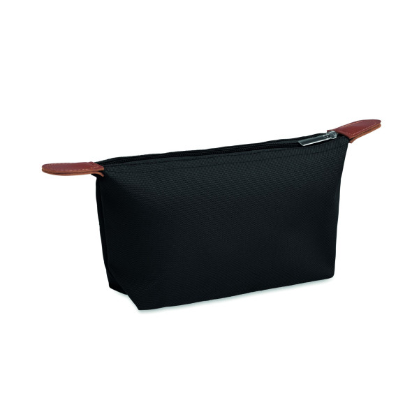 Trousse à cosmétiques en polyester 600D RPET avec fermeture à glissière - BCM Goodies