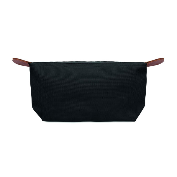 Trousse à cosmétiques en polyester 600D RPET avec fermeture à glissière - BCM Goodies