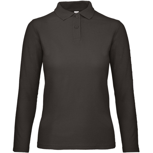 Polo Femme Manches Longues Personnalisable ID.001 – Textile d’Entreprise et Communication | BCM Goodies