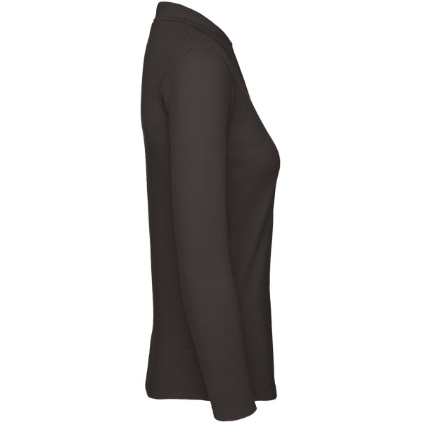 Polo Femme Manches Longues Personnalisable ID.001 – Textile d’Entreprise et Communication | BCM Goodies