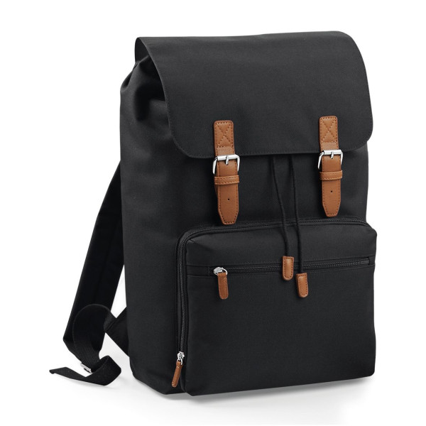 Sac à dos publicitaire Vintage pour ordinateur portable jusqu’à 17" – Personnalisation facile – BCM Goodies
