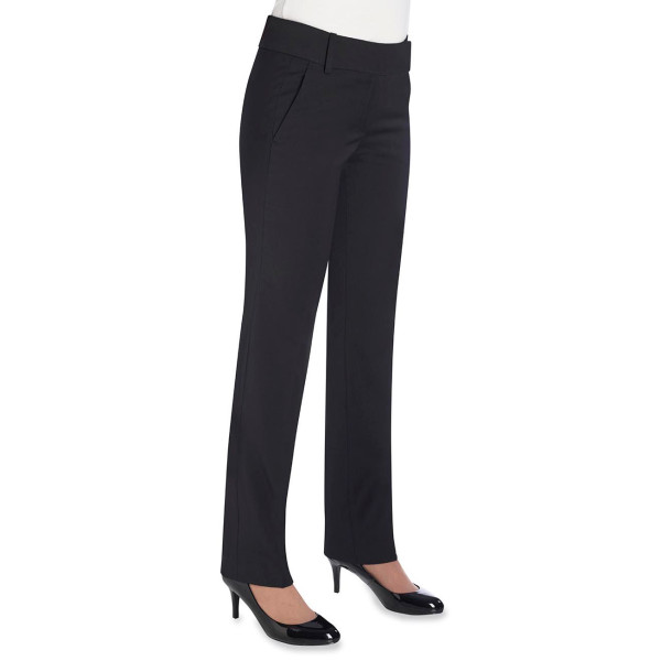 Pantalon Femme Genoa personnalisable – Uniforme professionnel en laine et polyester pour entreprises