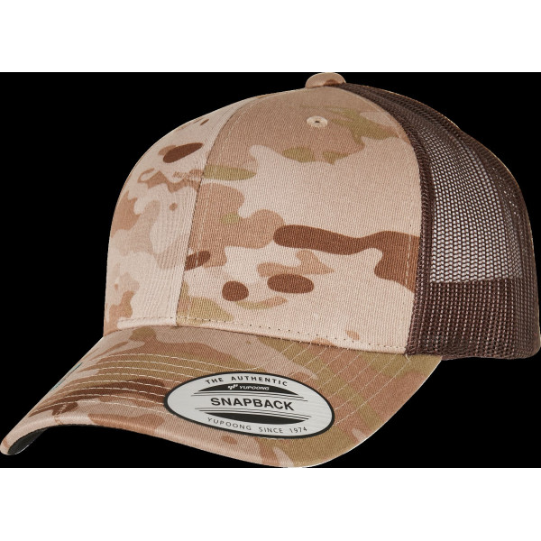 Casquette retro trucker Multicam personnalisable pour communication d’entreprise – BCM Goodies