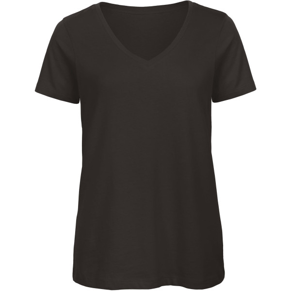 T-shirt Organic Inspire col V Femme personnalisable – 100% coton bio pour entreprises et événements professionnels
