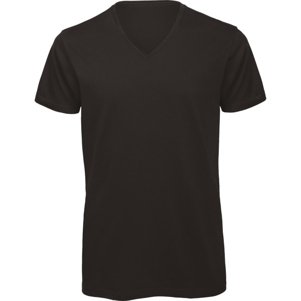 T-shirt BIO Inspire col V Homme personnalisable pour entreprises – Support textile B2B sans étiquette marque
